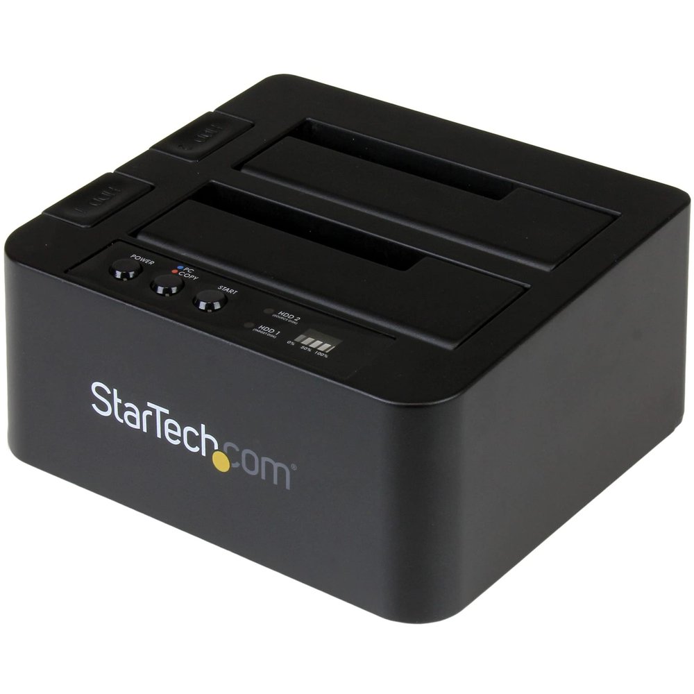 StarTech Dual-Bay 2.5/3.5in SATA Duplicator Dock, 28GB/min (SDOCK2U313R)