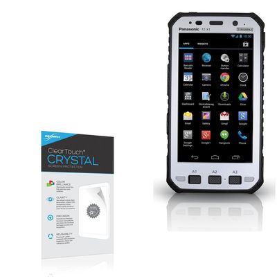 BoxWave Screen Protector Compatible with Panasonic Toughpad FZ-X1 Atex - ClearTouch Crystal, HD Crystal Film Skin to Shield Against Scratches