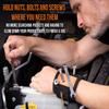 MagBand Magnetic Wristband for Holding Screws, Nails and Drilling Bits - 10 Strong Magnets - Men & Women's Tool Bracelet - Gift Ideas for Dad Husband Handyman or Handy Woman view 4