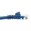 10 Pack, Cat5e Blue Ethernet Patch Cable, Snagless Molded Boot, 1.5 Feet, CNE541181 view 3