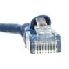 10 Pack, Cat5e Blue Ethernet Patch Cable, Snagless Molded Boot, 1.5 Feet, CNE541181 view 4
