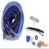 Rockville RWK42 4 Gauge 4 Channel Car Amplifier Wiring Kit, (2) 100% Copper Twisted Pair RCA Interconnects, 16-Gauge Speaker Wire, 80A Fuse, Flexible PVC Jacket, Complete Car Audio Installation view 2
