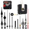 Youngtown 12888 Silent Clock Movement Repair Replacement 17/32" Black Shaft view 1