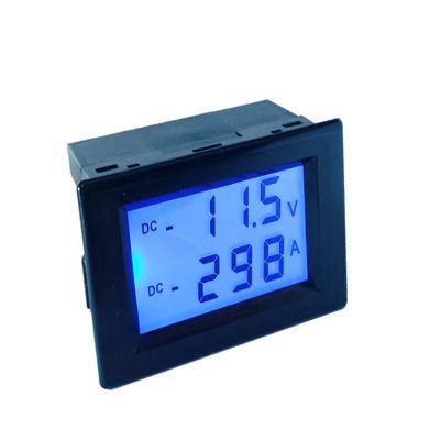 AILI Battery Monitor Voltage Current DC Combo Meter Charge and Discharge Current 20V 200V 200A (0-20V 0-200A)
