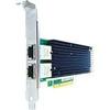 10Gbs Dual Port Rj45 Pcie X8 Nic Card view 2