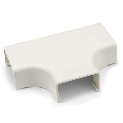 HellermannTyton TSR3FW-21 Tee Cover, 1-3/4", 1" Bend Radius, PVC, Office White, 10/Bag