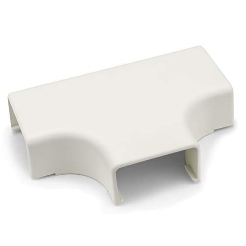 HellermannTyton TSR3FW-21 Tee Cover, 1-3/4", 1" Bend Radius, PVC, Office White, 10/Bag