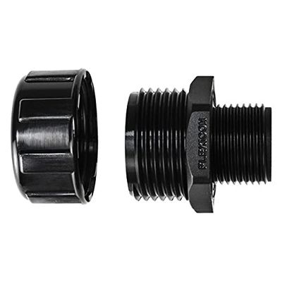 166-90137 - Conduit Connector, HelaGuard, Straight, 1-1/4 ", Nylon 6.6 (Polyamide 6.6), Black, 59 mm, IP65