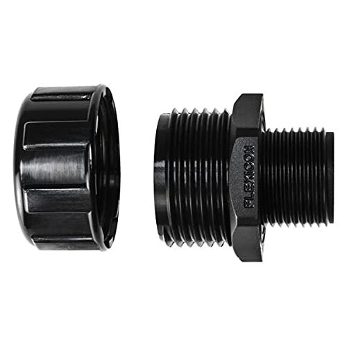 166-90137 - Conduit Connector, HelaGuard, Straight, 1-1/4 ", Nylon 6.6 (Polyamide 6.6), Black, 59 mm, IP65
