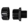 166-90137 - Conduit Connector, HelaGuard, Straight, 1-1/4 ", Nylon 6.6 (Polyamide 6.6), Black, 59 mm, IP65 view 1