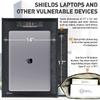 Mission Darkness Faraday Bag for Laptops // Device Shielding for Law Enforcement & Military, Executive Privacy, Travel & Data Security, Anti-Hacking & Anti-Spying Assurance view 2