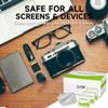 EOTW Computer Screen Wipes Individually Wrapped Pre-moistened Electronic Monitor Cleaner Cleaning for iPhone iPad Tablet PC Keyboard Laptop, Pack of 120 view 3