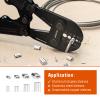 iCrimp Wire Rope Crimping Tool, Wire Rope Swager, Fishing Lines Crimping, for 1/64-inch to 3/16-inch Aluminum Oval Sleeves, Stop Sleeves, Loop Sleeves and Ferrules view 4