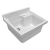 Vitreous China single bowl kitchen drop-in sink view 1