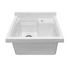 Vitreous China single bowl kitchen drop-in sink view 2