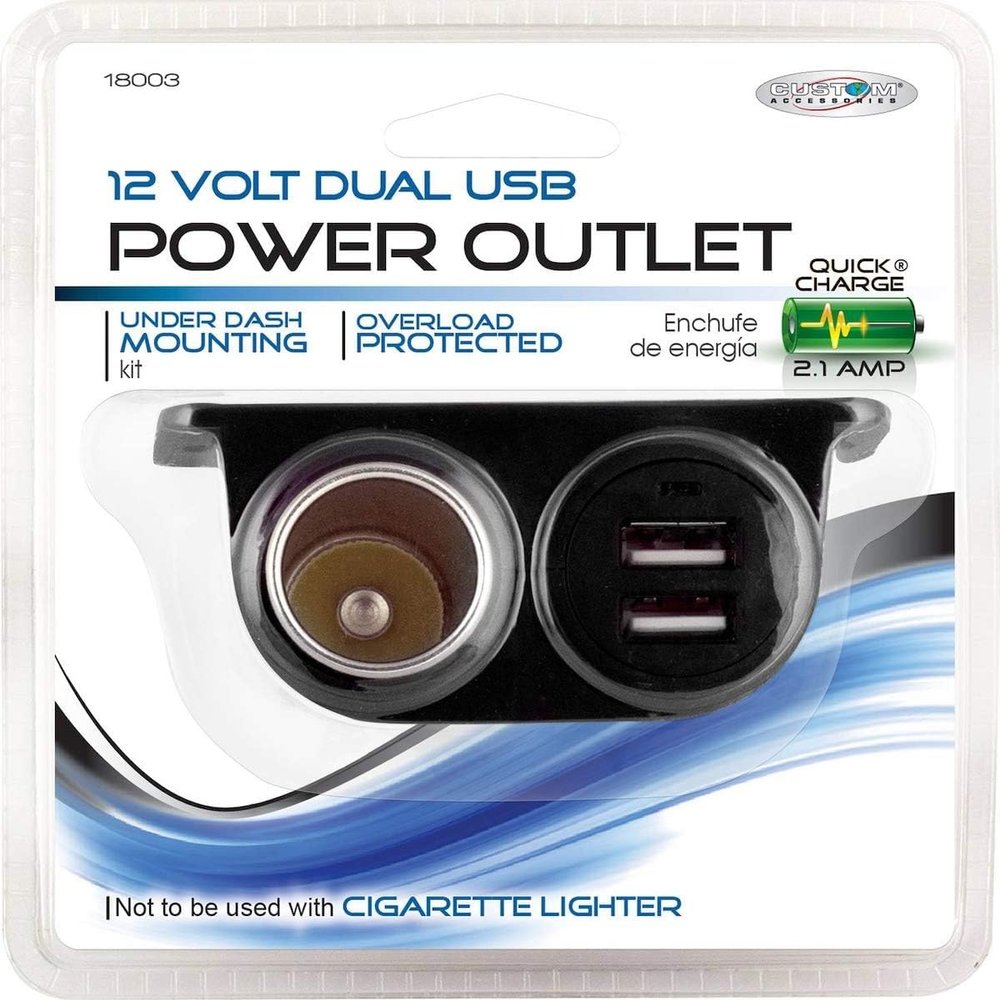 Custom Accessories 12V and Dual USB Port