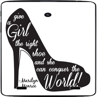 Give The Girl The Right Pair of Shoes Vinyl Decal Sticker Skin by Debbie's Designs for G Pad 7.0