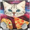 Junk Food Kitty Fast Food Cat Vinyl Decal Sticker Skin by Debbie's Designs for iPad 2 view 1