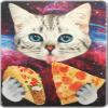 Junk Food Kitty Fast Food Cat Vinyl Decal Sticker Skin by Debbie's Designs for iPad Air 2 view 1