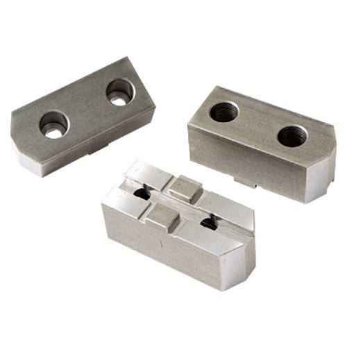 TAIKI 3900-4760 10" Tongue and Groove Steel Soft Jaw, 3 Piece Set