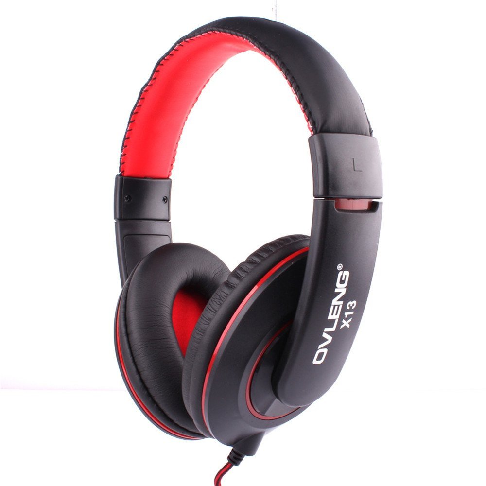 OVLENG X13 Stereo Headphone Music Headset for iPhone Samsung iPad iPod PC Color Black