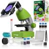 Bresser Junior Microscope 40-640x - Green view 1