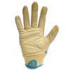 DIGZ 7606-23 High Performance Women's Gardening Gloves, Work Gloves with Touchscreen Compatible Fingertips, Blue Leaves Pattern, Medium view 2