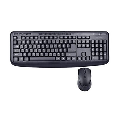 Bornd Wireless Keyboard & Mouse Combo, Black (M610 Black) [parallel import goods]