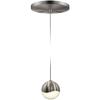 Sonneman 2913.13-SML Contemporary Modern LED Pendant from Grapes Collection in Pewter, Nickel, Silver Finish, view 1