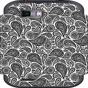 Black Paisley Pattern Swirls Vinyl Decal Sticker Skin for My Touch Q
