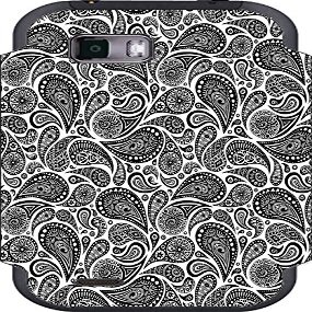 Black Paisley Pattern Swirls Vinyl Decal Sticker Skin for My Touch Q