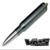 VMS RACING 50 Cal Caliber Gunmetal Gunmetal Antenna in Heavy Gauge CNC Machined Billet Aluminum Short Compatible with Toyota Tundra 1999-Current view 2