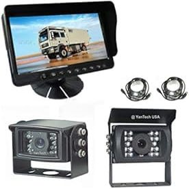 5 LCD Color Rear View Backup Camera System with CCD Rear View Video Camera 700 TVL 120 View + 32ft Cable - YanTech USA