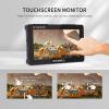 FEELWORLD 5.5 Inch 1600Nit Camera Field Monitor Ultra Bright 4K HDMI Video Monitor Touch Screen DSLR Monitor F970 External Install F5PROX view 3