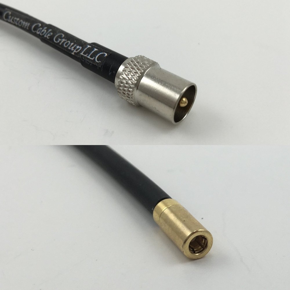 6 inch RG174 DVB TV Pal Male to SSMB Female Pigtail Jumper RF coaxial cable 50ohm Quick USA Shipping
