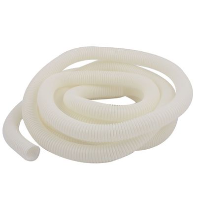 uxcell 4.8 M 20 x 25 mm Plastic Corrugated Conduit Tube for Garden,Office Beige