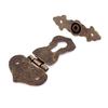 uxcell Drawer Cabinet Jewelry Case Box Retro Style Hasp Lock Latch Set view 3