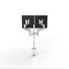 ESI Ergo EVOLVE2-FF-SLV Dual Monitor Arm view 2