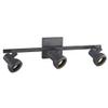 Track Light with 3 Spot Lights - Bronze - GU10 Base view 3