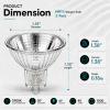 KOR MR11 5W 6V Halogen Reflector Light Bulbs, GU4 Bi-Pin, 2-Pack view 2