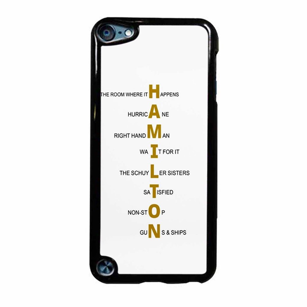 Hamilton Letters iPod Touch 5 Case (Black Plastic)