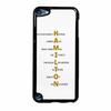 Hamilton Letters iPod Touch 5 Case (Black Plastic) view 1