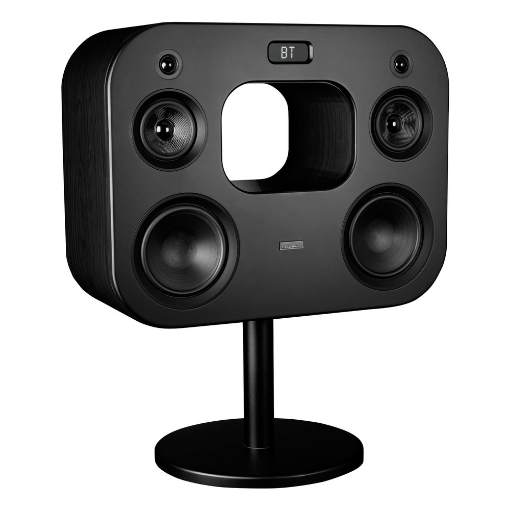 Fluance Fi70 Three-Way Wireless High Fidelity Music System with Powerful Amplifier & Dual 8" Subwoofers (Black Ash)