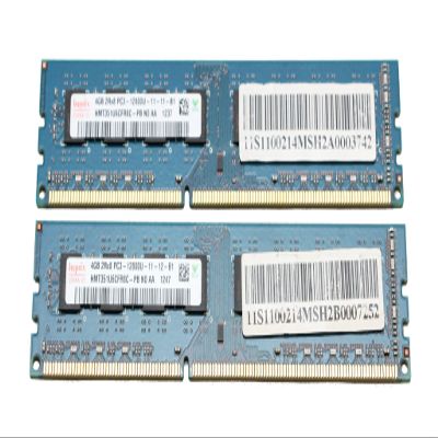 2x4GB (8GB Total) HYNIX HMT351U6CFR8C-PB 4GB PC3-12800U Desktop Memory