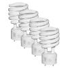 SLEEKLIGHTING GU24 23W T2 Spiral CFL Light Bulb 2700K Warm White 2-Prong view 1