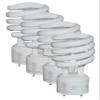 SLEEKLIGHTING GU24 23W T2 Spiral CFL Light Bulb 4200K Cool White 2-Prong view 1