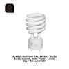 SLEEKLIGHTING GU24 23W T2 Spiral CFL Light Bulb 4200K Cool White 2-Prong view 4