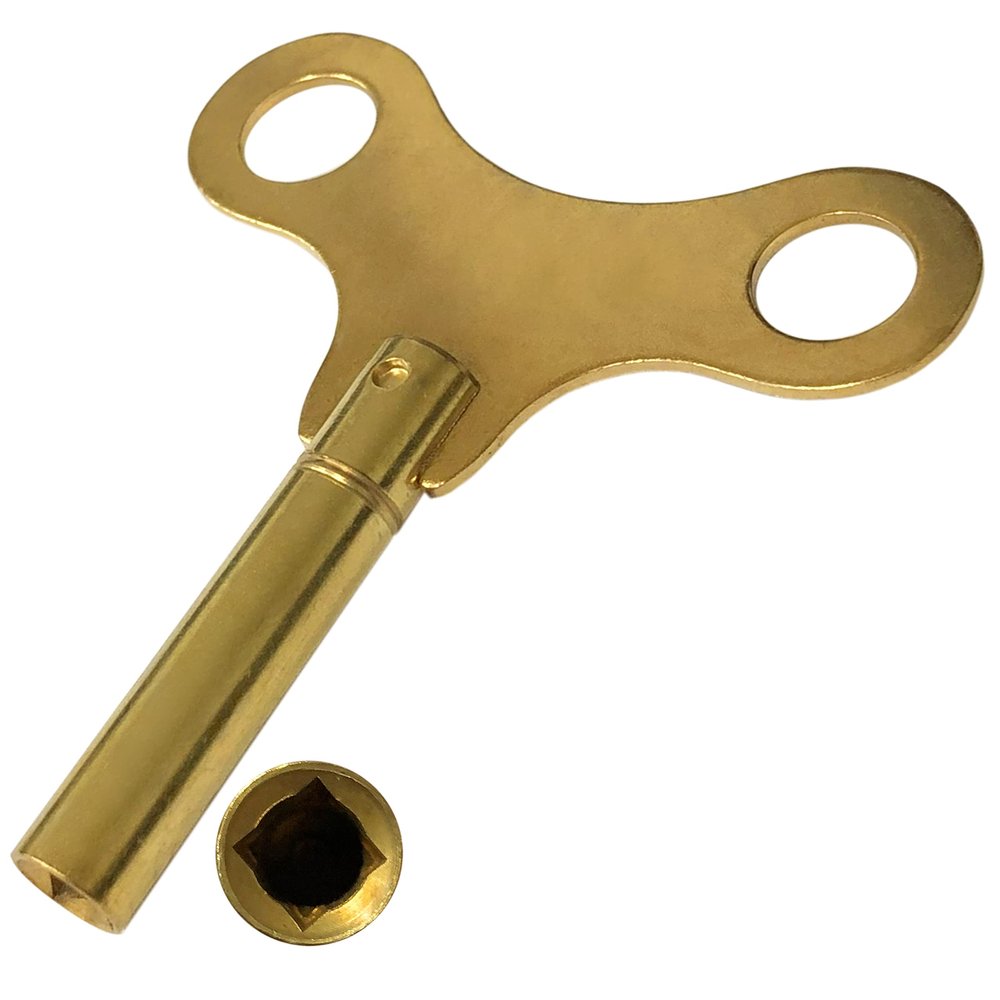 Jewellers Tools 5.25 MM Winding Clock Key Winged Type Brass Key Grandfather Winder Tool