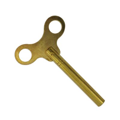 Jewellers Tools 4.5 MM Long Shaft Winding Clock Key Winged Type Brass Key Winder Tool