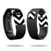 MightySkins Skin Compatible with Fitbit Charge Watch Cover wrap Sticker Skins Black Chevron view 1